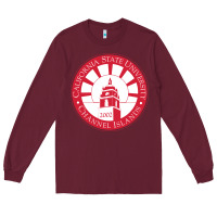 Burgundy csu channel islands seal Long Sleeve Tee - InspiraDesign