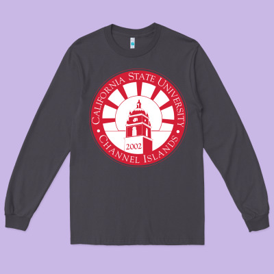 Csu Channel Islands Seal Long Sleeve Tee Designed By Inspiradesign