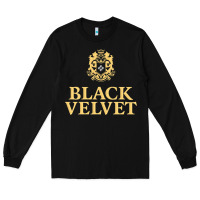 Black BLACK VELVET CANADIAN WHISKY Long Sleeve Tee - InspiraDesign