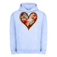 Pigment Grape Ice floral orange glitter heart Urban Hoodie - Jasminsmagicworld