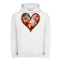 Pigment Lunar Rock floral orange glitter heart Urban Hoodie - Jasminsmagicworld
