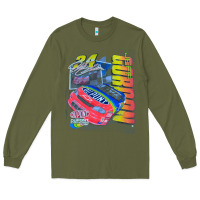 Army Green jeff gordon dupont vintage racing Long Sleeve Tee - InspiraDesign