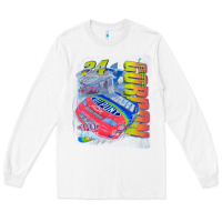 White jeff gordon dupont vintage racing Long Sleeve Tee - InspiraDesign