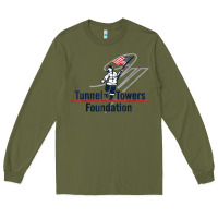 Army Green Tunnel To Towers F-oundation American Flag USA Flag Long Sleeve Tee - InspiraDesign