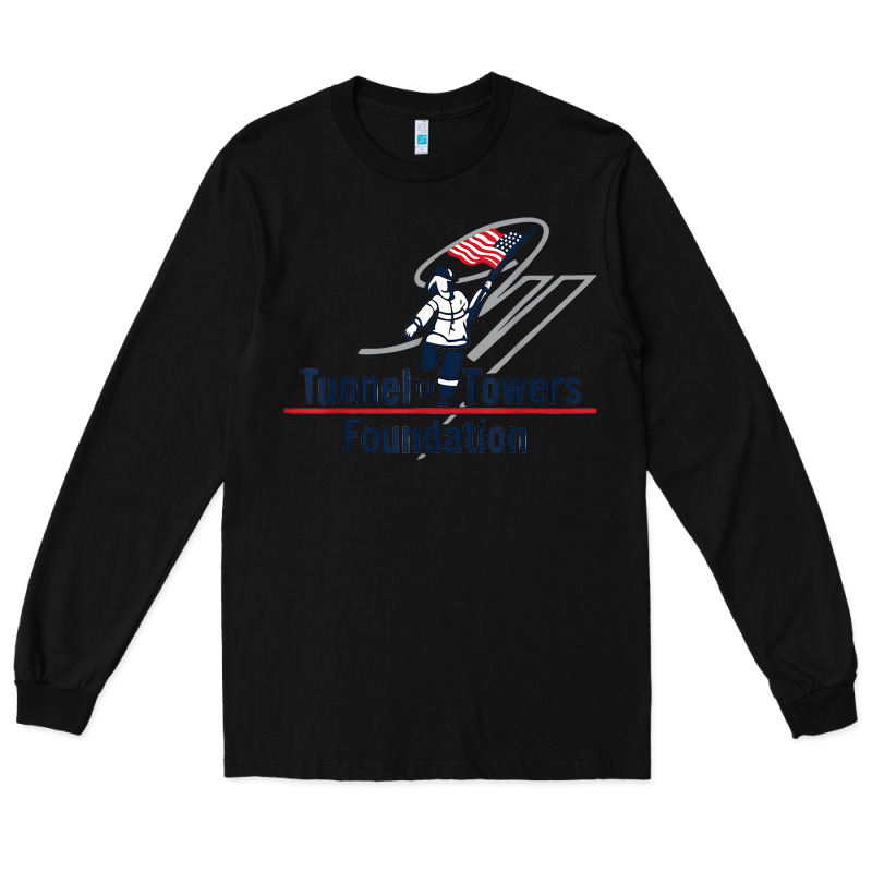 Tunnel To Towers F-oundation American Flag Usa Flag Long Sleeve Tee by InspiraDesign | Teevron