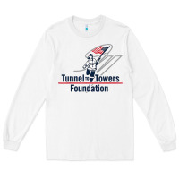 White Tunnel To Towers F-oundation American Flag USA Flag Long Sleeve Tee - InspiraDesign