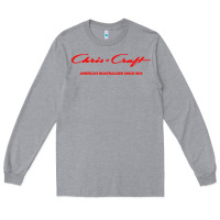 Heather Grey chris boat company Long Sleeve Tee - InspiraDesign