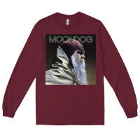 Burgundy Moondog Musician Poster Essential Long Sleeve Tee - InspiraDesign