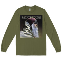 Army Green Moondog Musician Poster Essential Long Sleeve Tee - InspiraDesign