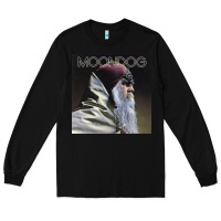 Black Moondog Musician Poster Essential Long Sleeve Tee - InspiraDesign