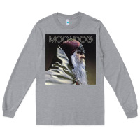 Heather Grey Moondog Musician Poster Essential Long Sleeve Tee - InspiraDesign