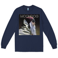 Navy Moondog Musician Poster Essential Long Sleeve Tee - InspiraDesign