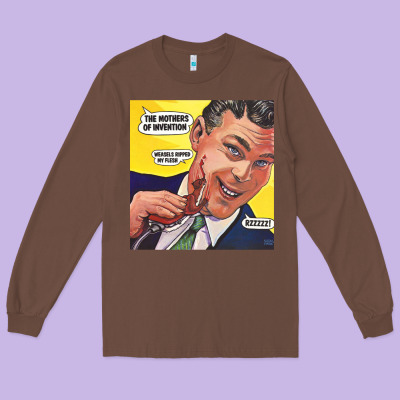 The Mothers Of Invention - Weasels Ripped My Flesh Long Sleeve Tee Designed By Inspiradesign