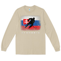 Mushroom Slovakia Ice Hockey Slovak Flag Long Sleeve Tee - InspiraDesign