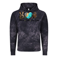 Cloud Black Peace Love Sea Lion Vintage Hoodie - LillyAllenDesigns
