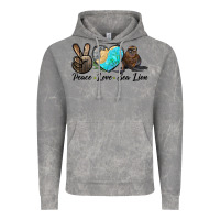 Cloud Rock Peace Love Sea Lion Vintage Hoodie - LillyAllenDesigns