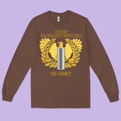 Emblem Warrant Officer Cw5 Long Sleeve Tee Designed By Inspiradesign