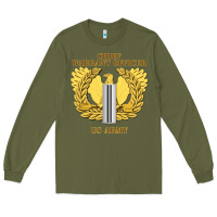 Army Green Emblem warrant officer cw5 Long Sleeve Tee - InspiraDesign