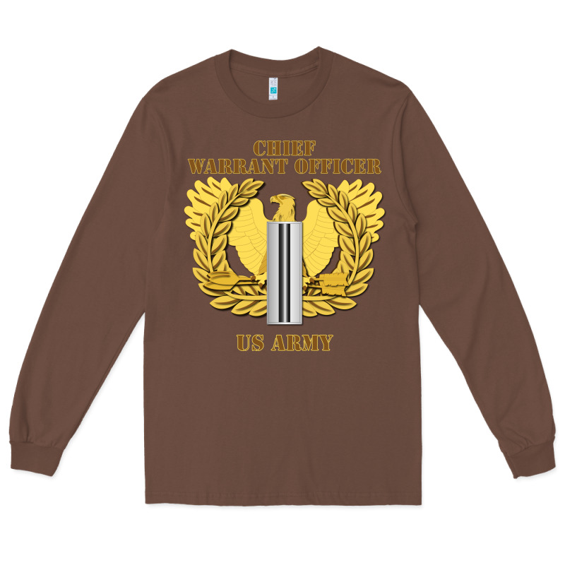 Emblem Warrant Officer Cw5 Long Sleeve Tee by InspiraDesign | Teevron