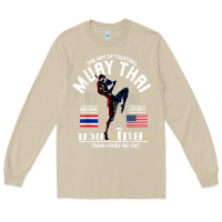 Mushroom thailand american flag muay thai boxing train hard repeat t shirt Long Sleeve Tee - InspiraDesign