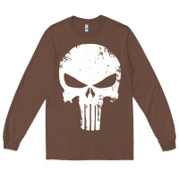 Chestnut the punisher skull Long Sleeve Tee - InspiraDesign