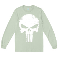 Matcha the punisher skull Long Sleeve Tee - InspiraDesign
