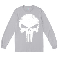 Moon Dust the punisher skull Long Sleeve Tee - InspiraDesign