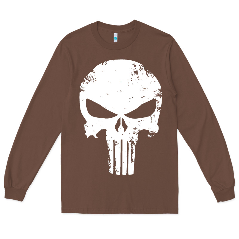 The Punisher Skull Long Sleeve Tee by InspiraDesign | Teevron