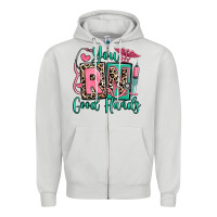 Dove Grey you rn good hands registered nurse Zipper Hoodie - RanaPortraitStore