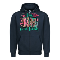Navy you rn good hands registered nurse Zipper Hoodie - RanaPortraitStore