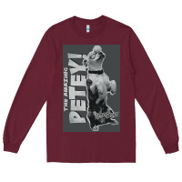 Burgundy little rascals, amazing petey Long Sleeve Tee - InspiraDesign