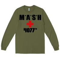 Army Green mash 4077th Long Sleeve Tee - InspiraDesign