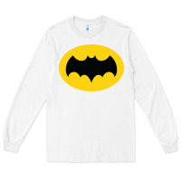 White adam west bat Long Sleeve Tee - InspiraDesign