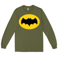 Army Green adam west bat Long Sleeve Tee - InspiraDesign