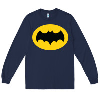 Navy adam west bat Long Sleeve Tee - InspiraDesign
