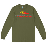 Army Green circuit of the americas Long Sleeve Tee - InspiraDesign