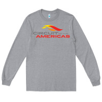 Heather Grey circuit of the americas Long Sleeve Tee - InspiraDesign