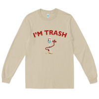 Mushroom i'm trash forky Long Sleeve Tee - InspiraDesign