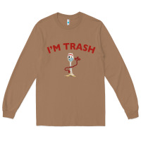 Toasted Coconut i'm trash forky Long Sleeve Tee - InspiraDesign