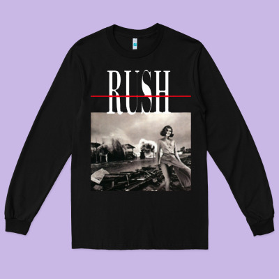 Rush Permanent Waves Long Sleeve Tee Designed By Inspiradesign