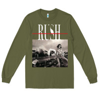 Army Green rush permanent waves Long Sleeve Tee - InspiraDesign