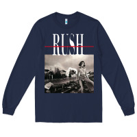 Navy rush permanent waves Long Sleeve Tee - InspiraDesign