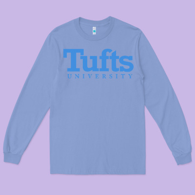 Tufts University Long Sleeve Tee Designed By Inspiradesign