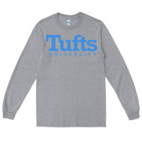 Heather Grey Tufts University Long Sleeve Tee - InspiraDesign
