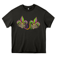 Asphalt skeleton hands mardi gras Heavy Core Tee - OliviaCreatesArt