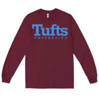 Burgundy Tufts University Long Sleeve Tee - InspiraDesign