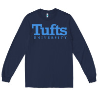 Navy Tufts University Long Sleeve Tee - InspiraDesign