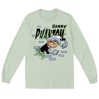 Matcha Danny Phantom Coming Through Brick Wall Long Sleeve Tee - InspiraDesign