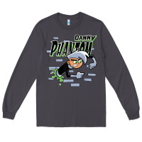 Smoke Danny Phantom Coming Through Brick Wall Long Sleeve Tee - InspiraDesign