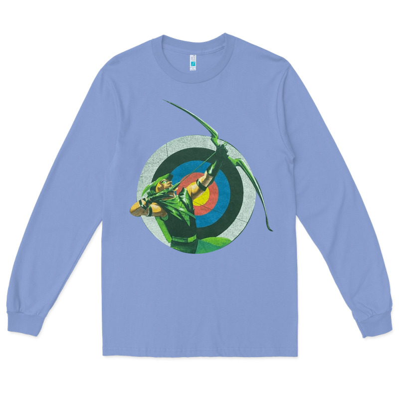 Green Arrow Dc, Green Arrow Dc Vintage, Green Arrow Dc Art, Green Arro Long Sleeve Tee by InspiraDesign | Teevron